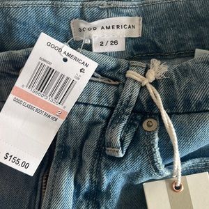 these jeans didn’t fit and i forgot to return in time. good American size 2